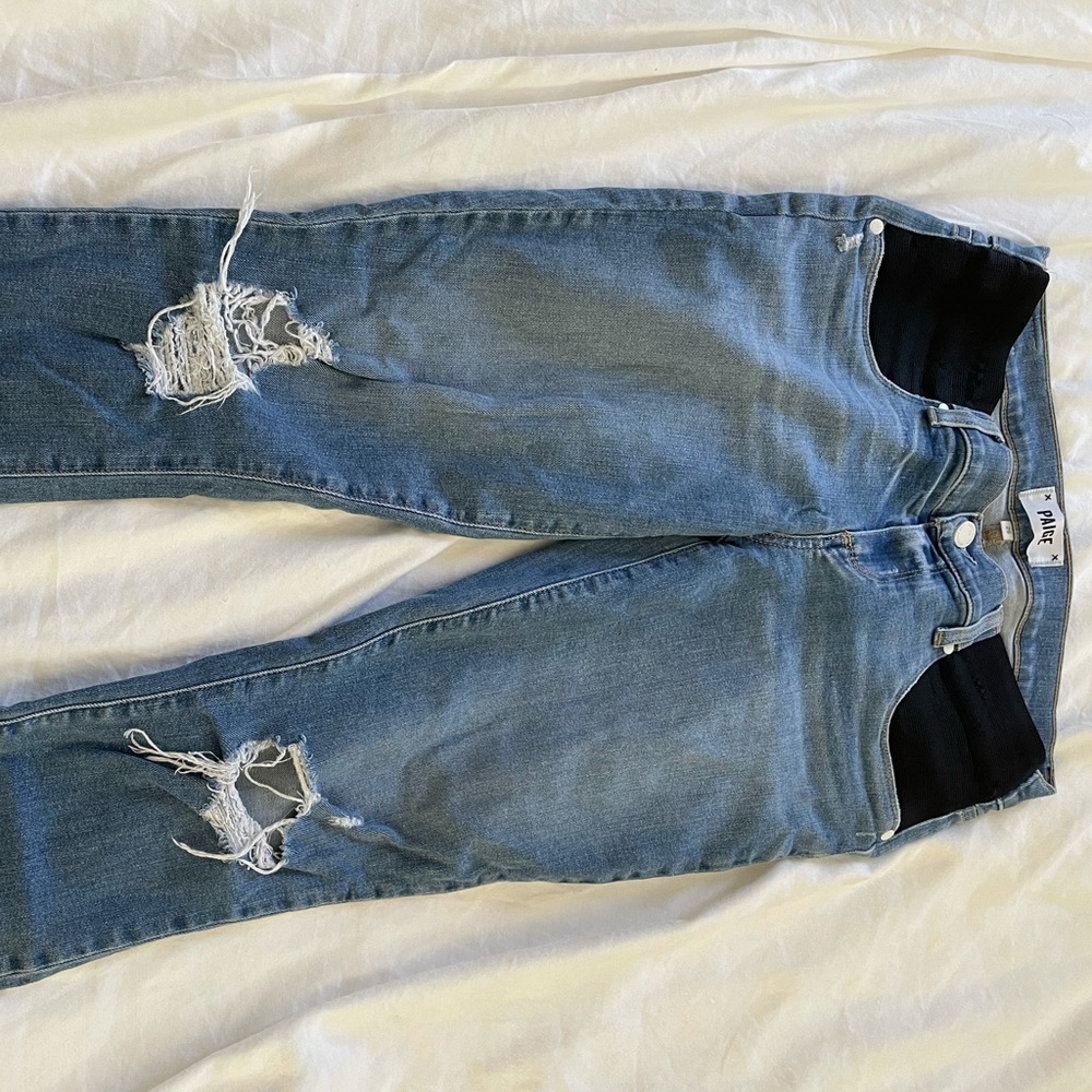 Maternity Paige jeans destroyed size 26